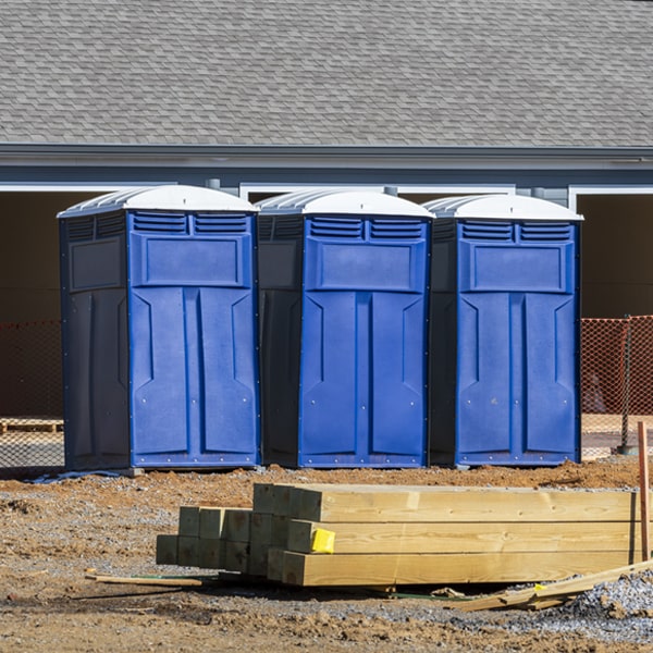 are there any restrictions on where i can place the portable toilets during my rental period in Allenport Pennsylvania